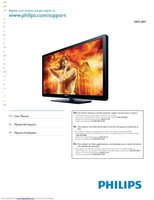 Philips 50PFL3807/F7 TV Operating Manual