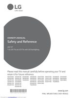 LG 65UH5500-UA TV Operating Manual