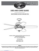 Hampton Bay 52379 Ceiling Fan Operating Manual