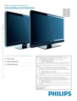 Philips 52PFL5704D/F7 TV Operating Manual