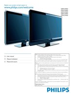 Philips 52PFL5704D/F7 TV Operating Manual