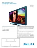 Philips 40PFL5705D 46PFL5705D 55PFL5705D TV Operating Manual