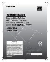 Toshiba 50HMX96 56HMX96 TV Operating Manuals