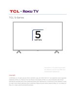 TCL 43S517 TV Operating Manual