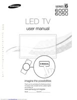 Samsung UN40D6000SFXZA TV Operating Manual