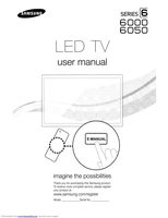 Samsung UN40D6000SFXZA TV Operating Manual