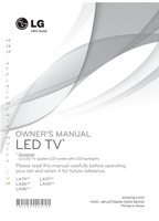 LG 60LA8600 TV Operating Manual