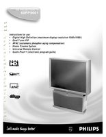 Philips 60PP9601OM TV Operating Manual