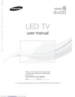 Samsung UN60F6400AFXZA TV Operating Manual
