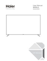 Haier 65UG6550G TV Operating Manual