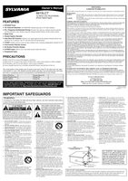 Philips 6615LCT 6615LF 6615LF4 TV Operating Manuals