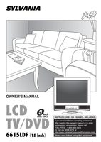 Philips 6615LDF 6615LDG TV/DVD Combo Operating Manual