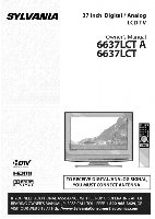 Funai 6637LCTA TV Operating Manual