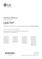 LG 49NANO80UNA 49NANO81ANA 49NANO81UNA TV Operating Manual