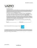 Vizio VBR231 Blu-Ray DVD Player Operating Manual