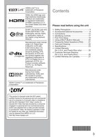 Panasonic TCP55S60 TV Operating Manual