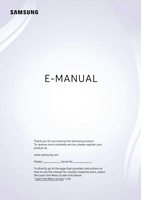 Samsung QN75QN900BFXZA TV Operating Manual