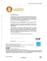 VIZIO V037LFHDTV10AOM Operating Manuals
