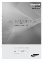 Samsung AA5900600AOM TV Operating Manual