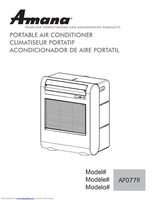 Amana AP077R Air Conditioner Unit Operating Manual