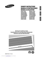 Samsung AS07A56MA AS07A6MA AS09A56MAF Air Conditioner Unit Operating Manual