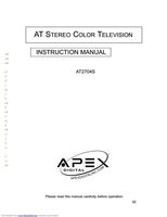 Apex AT2704SOM TV Operating Manual