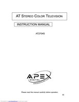 Apex AT2704SOM TV Operating Manual