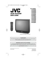 JVC AV-32320 AV-32S33 AV32330 TV Operating Manual