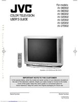 JVC AV36D502 TV Operating Manual