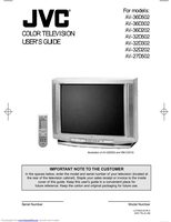 JVC AV36D502 TV Operating Manual