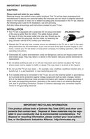 JVC AV27F703 AV27F713 AV27F803 TV Operating Manual