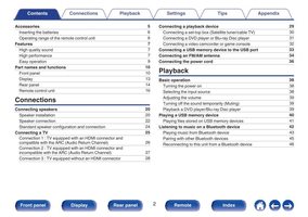 Denon AVRS530BT Audio/Video Receiver Operating Manual