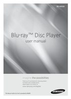 Samsung BD-H6600/ZA Blu-Ray DVD Player Operating Manual