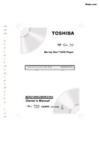 Toshiba BDK21KU BDX2150KU Blu-Ray DVD Player Operating Manual
