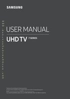 Samsung UN65RU7200FXZA TV Operating Manual