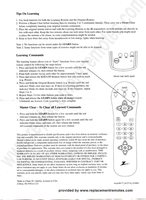 Zenith BZEN280OM TV Operating Manual