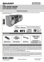 SHARP CDDHS1050POM Operating Manuals