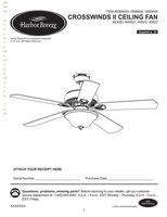 Download Harbor Breeze 40823 CROSSWINDS II Ceiling Fan documentation