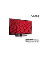 Vizio D320B1 TV Operating Manual