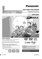 Panasonic DMRE80H DMRE80HP DVD Player Operating Manual