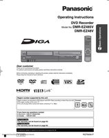 Panasonic DMREZ485V DMREZ48V DVD Recorder (DVDR) Operating Manual