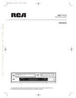 RCA DRC8335 Home Theater System Operating Manual