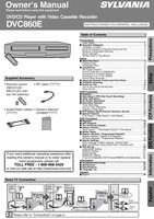 Funai DVC860E DVD/VCR Combo Player Operating Manual