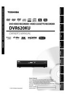 TOSHIBA DVR620OM DVD Recorder (DVDR) Operating Manuals TOSHIBA DVR620OM DVD Recorder (DVDR) Operating Manuals