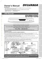 Funai DVR91DG DVD Recorder (DVDR) Operating Manual