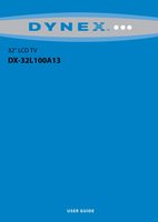 Dynex DX32L100A13OM TV Operating Manual