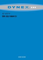 Dynex DX32L100A13OM TV Operating Manual