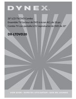 Dynex DXLTDVD20 TV/DVD Combo Operating Manual