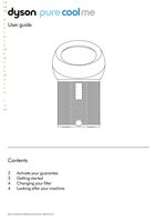 Download Dyson BP01 WHITE Upright Fan Remote Control documentation