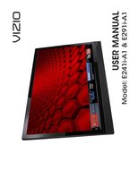 VIZIO E291iA1OM TV Operating Manuals VIZIO E291iA1OM TV Operating Manuals